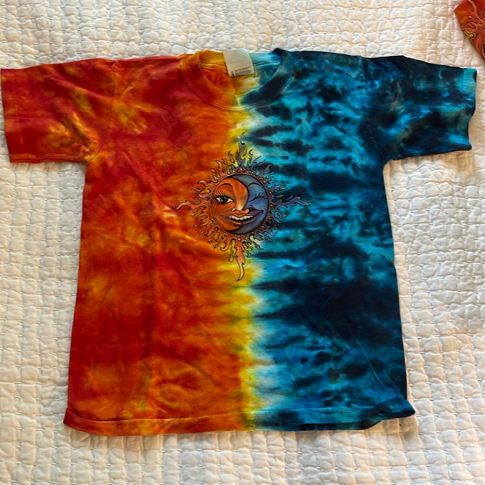 Sundog youth sun and moon tie dye
